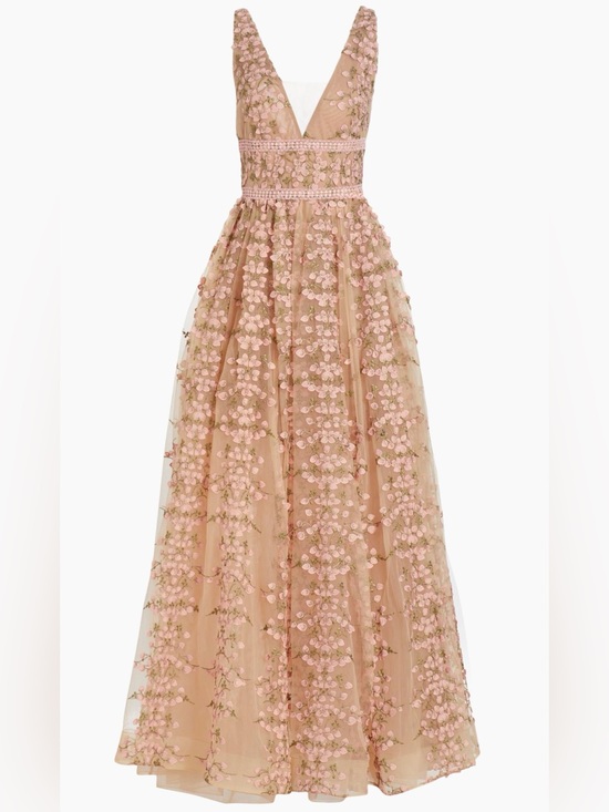 Bronx and Banco Dresses & Skirts - Bronx and Banco Megan Floral Embroidered A-Line Maxi Dress